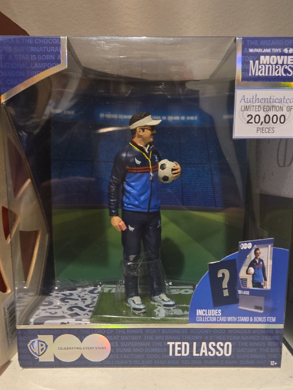 Warner Bros. Ted Lasso Figure in Blue and Navy Jacket